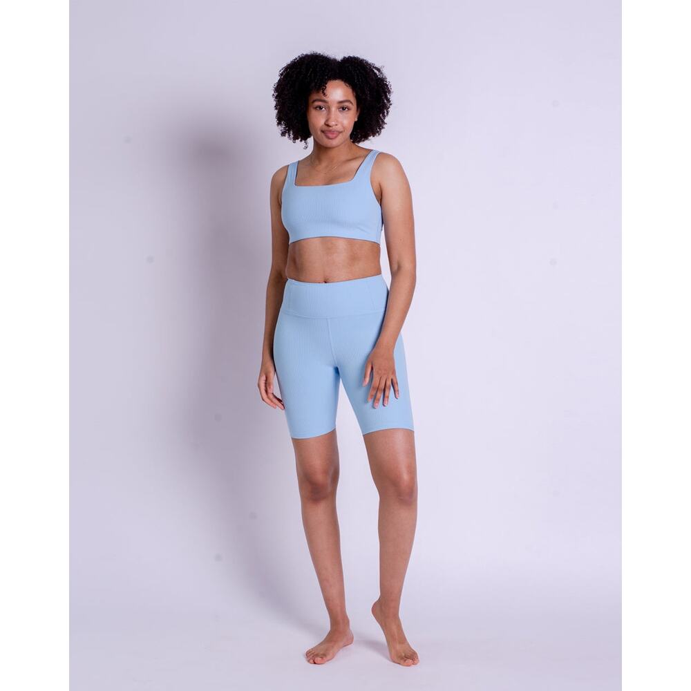 Girlfriend Collective High Rise Bike Shorts Activewear Athleisure Y2k Yoga M - Picture 5 of 13